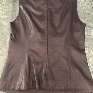 Vince leather tank top